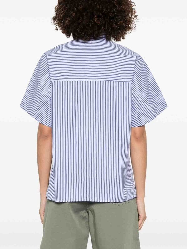 Camicia Regular in Cotone a Righe