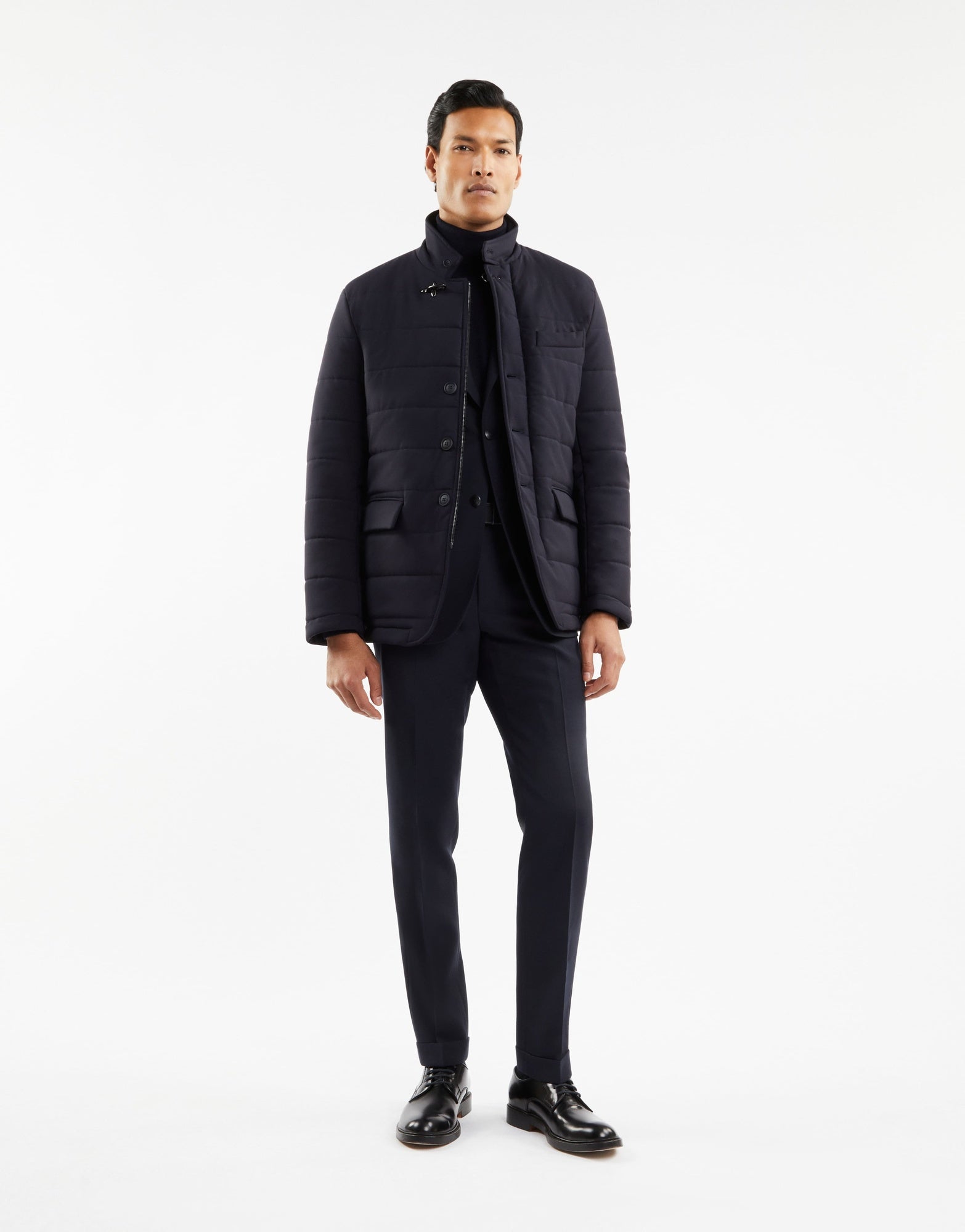 Giaccone uomo in nylon imbottito ovatta NAM4449060JWL ZU807 FAY