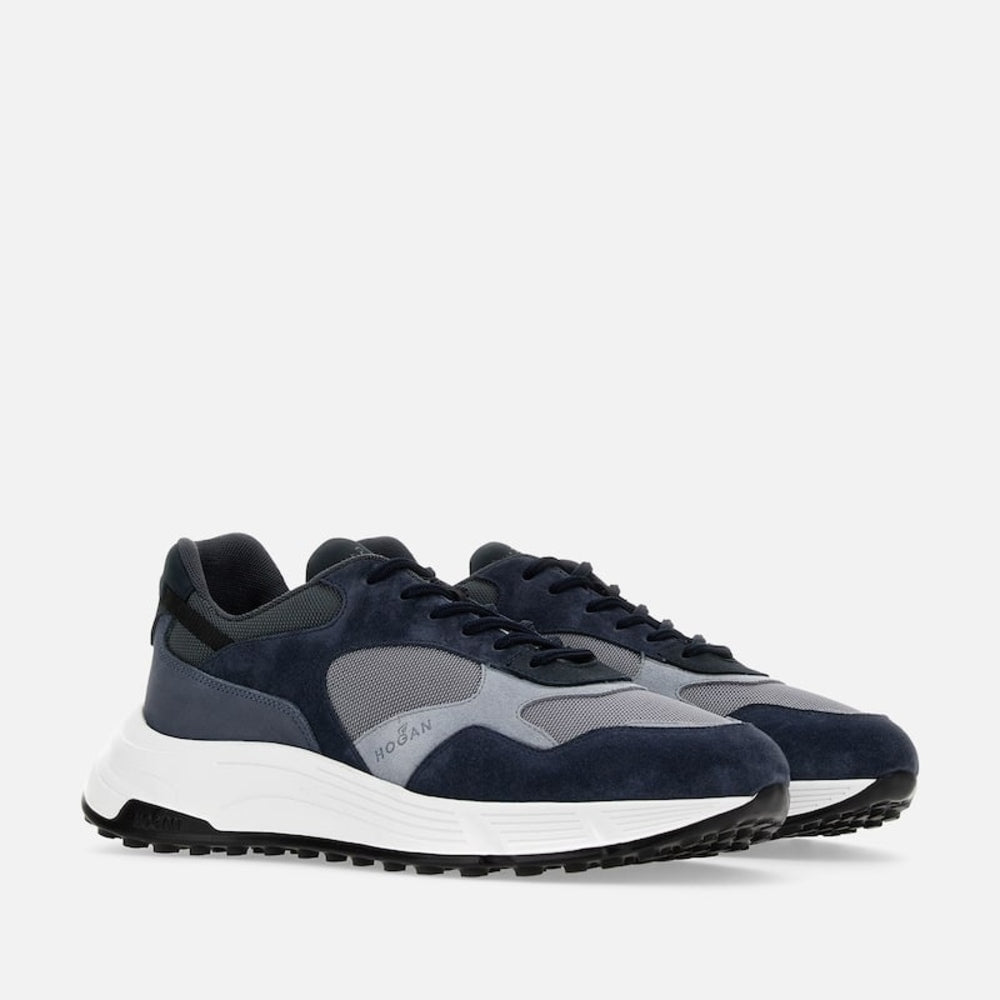 Scarpa uomo in pelle e stessuto tecnico Hyperlight HXM5630FK70QB 6267W HOGAN