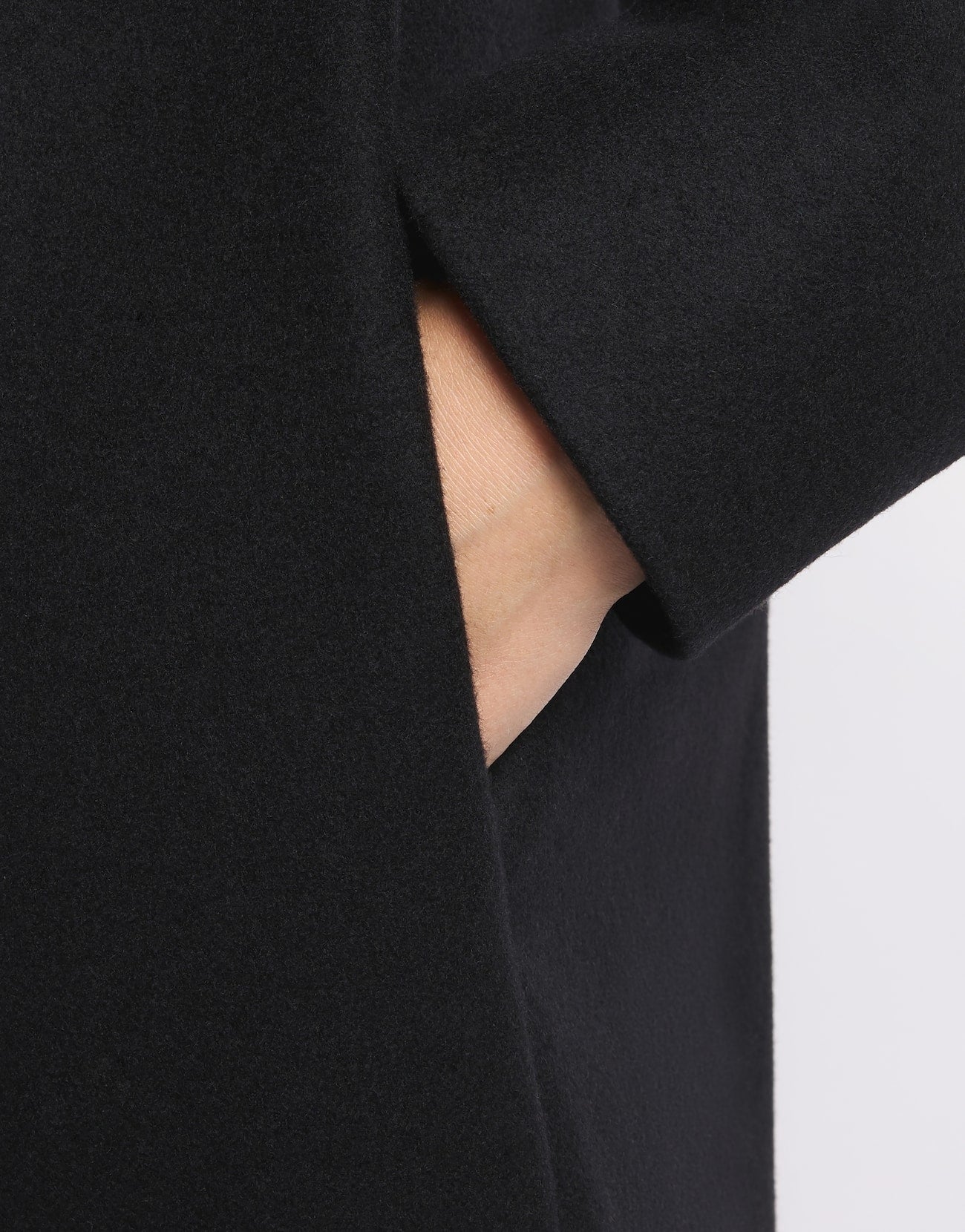 Virginia Coat in Panno di Lana<BR/> NAW50514000SGL B999 FAY