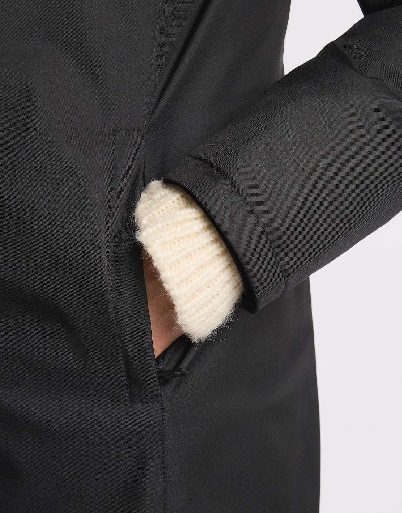 Toggle Coat in Gabardine Tecnico NAW59513830ZXE B999 FAY