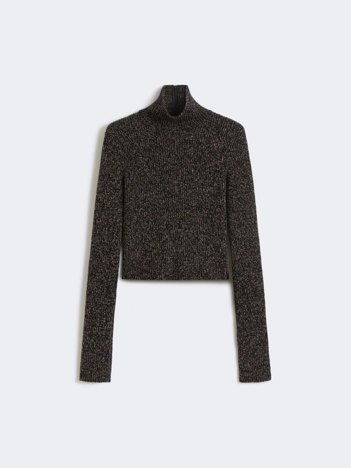 Dolcevita in mouliné di lana e cachemire - Cammello<BR/> AZULENE1234 004 MAX MARA