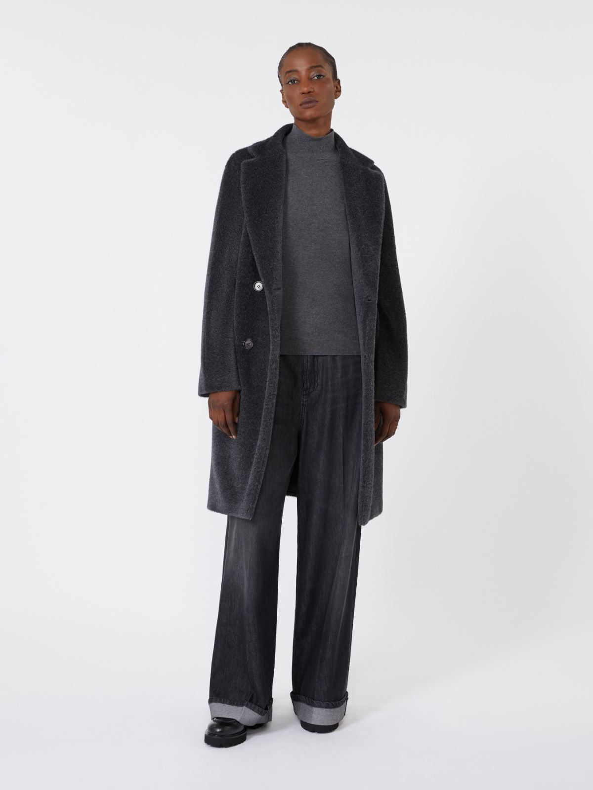 Cappotto midi in lana e alpaca<BR/> ROSETO 030 S MAX MARA