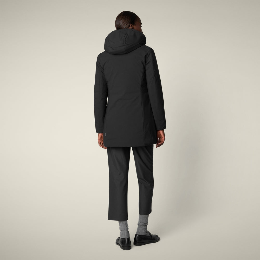 Parka donna animal free mod. Rachel nero<BR/> D40060W 10000 SAVE THE DUCK