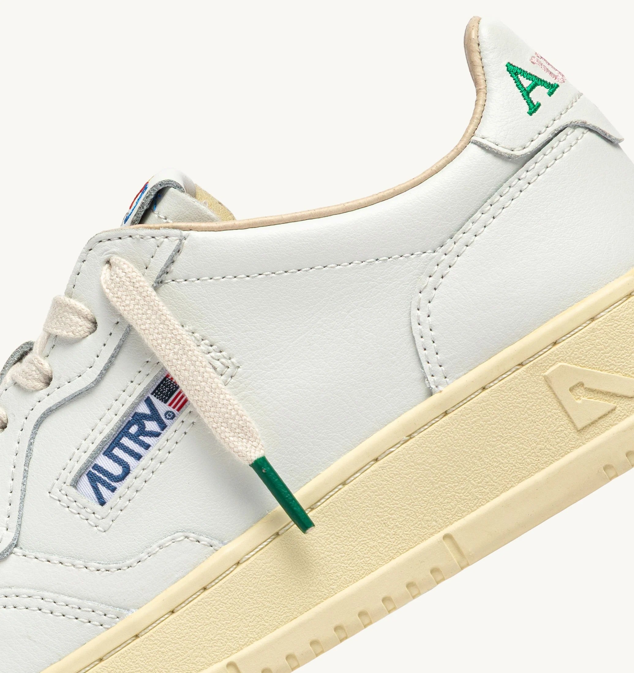 AUTRY SNEAKERS<BR/>SNEAKERS MEDALIST LOW IN PELLE BIANCA AULW BG01 AUTRY ACTION SHOES