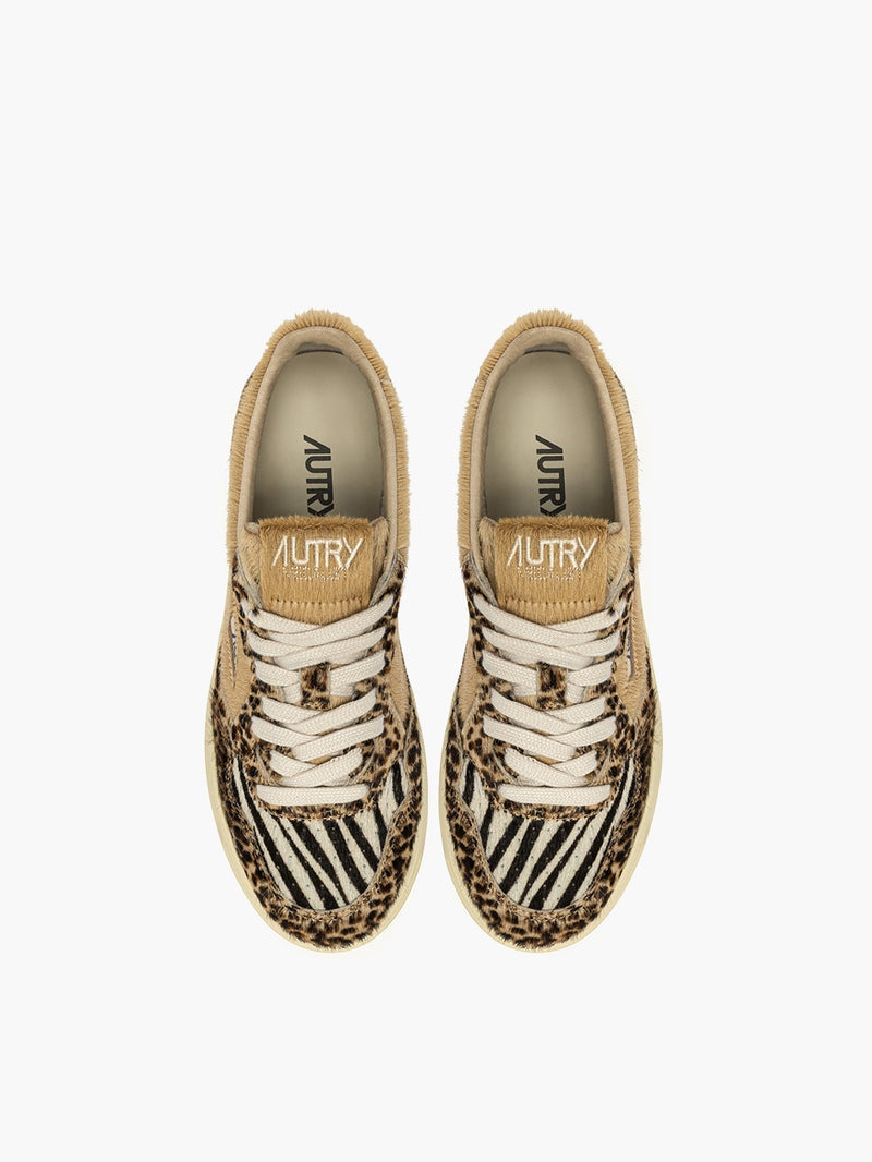 SNEAKERS DA DONNA AUTRY MEDALIST IN PELLE LEOPARDATA AULW JA02 AUTRY ACTION SHOES