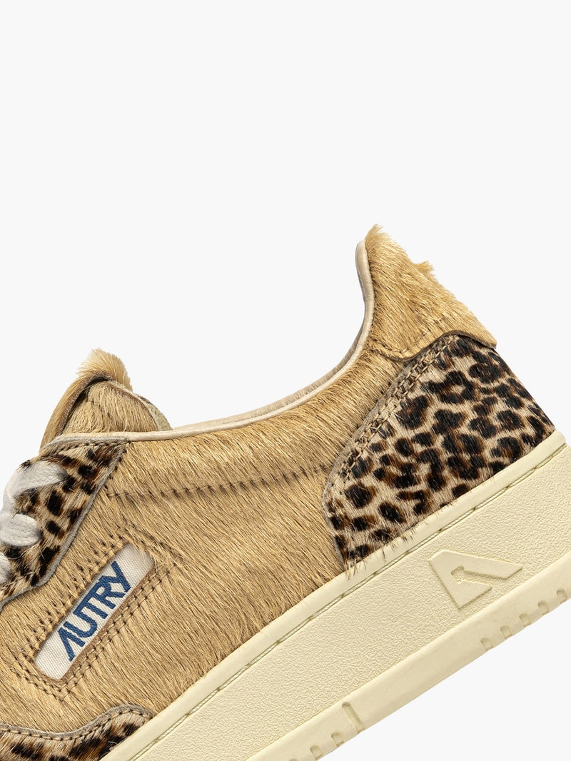 SNEAKERS DA DONNA AUTRY MEDALIST IN PELLE LEOPARDATA AULW JA02 AUTRY ACTION SHOES