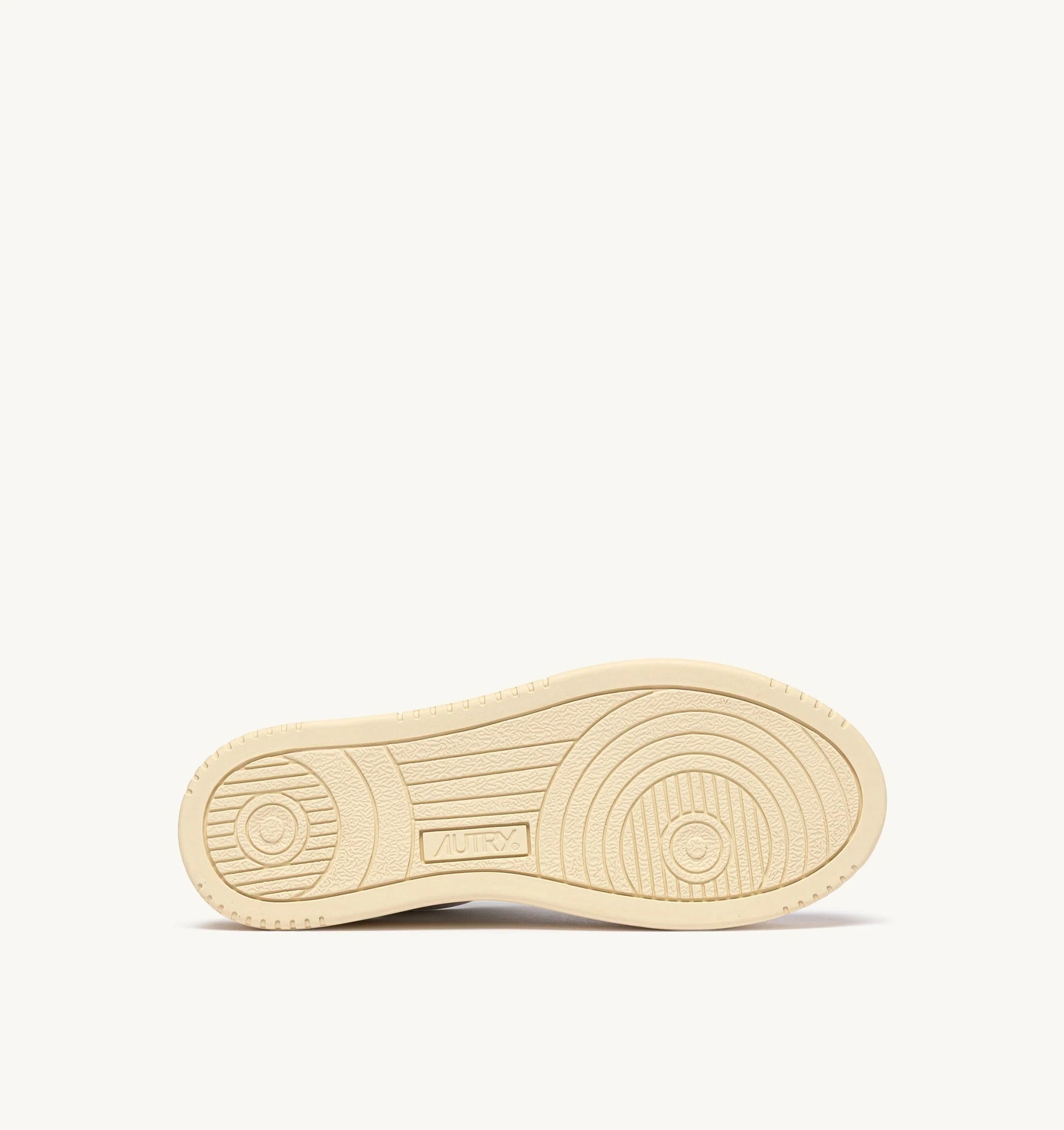 AUTRY SNEAKERS<BR/>SNEAKERS MEDALIST LOW IN PELLE BIANCA E SUEDE BEIGE AULW LS33 AUTRY ACTION SHOES