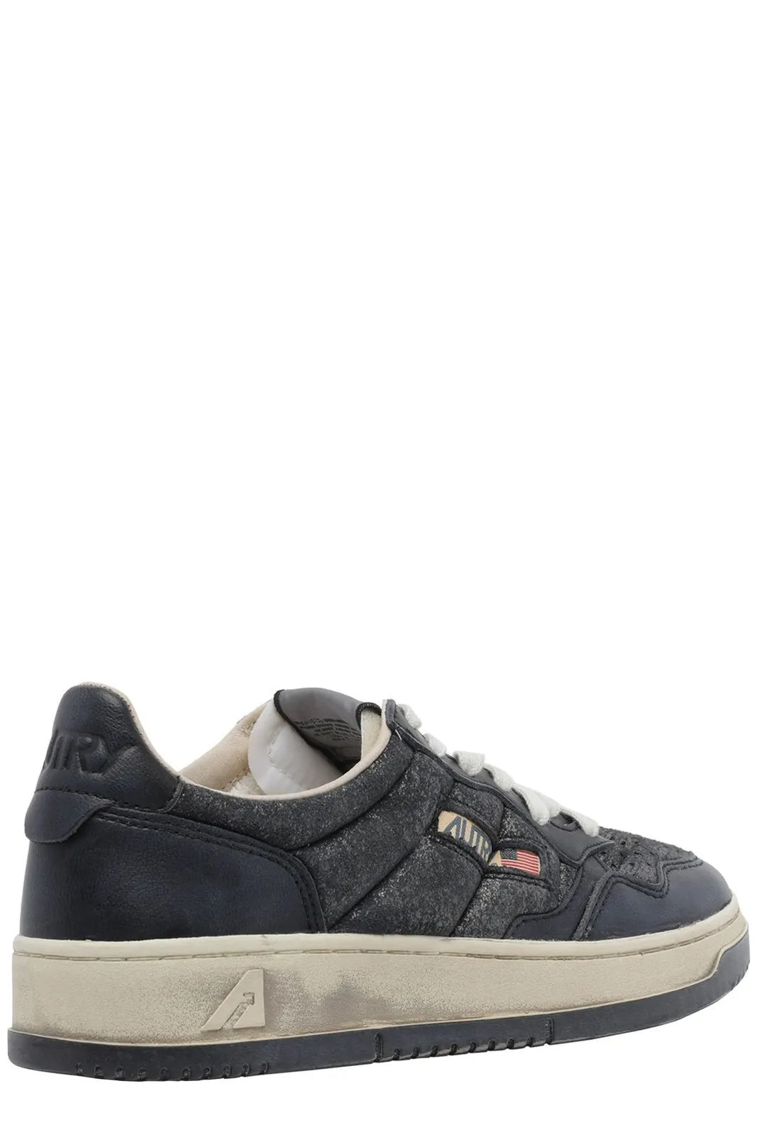 AUTRY SNEAKERS<BR/>SNEAKERS MEDALIST LOW VINTAGE IN PELLE NERA AVLM AD03 AUTRY ACTION SHOES