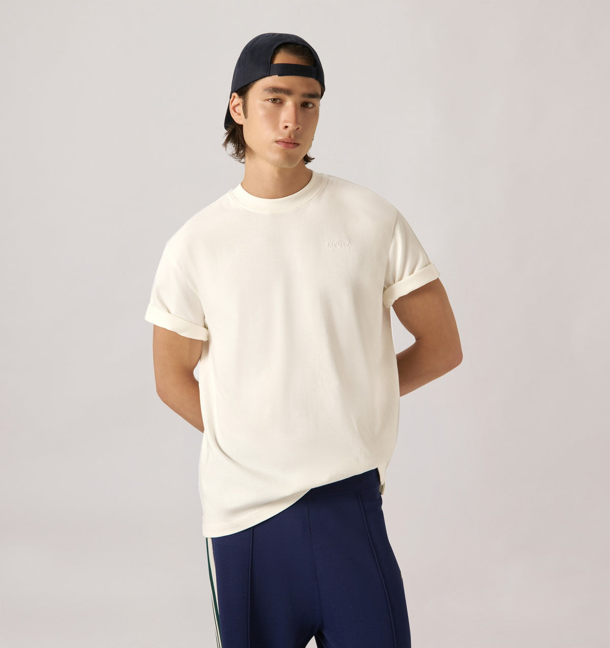 AUTRY ABBIGLIAMENTO<BR/>T-SHIRT CON LOGO TONO SU TONO UNISEX TSPX 111A AUTRY ACTION SHOES