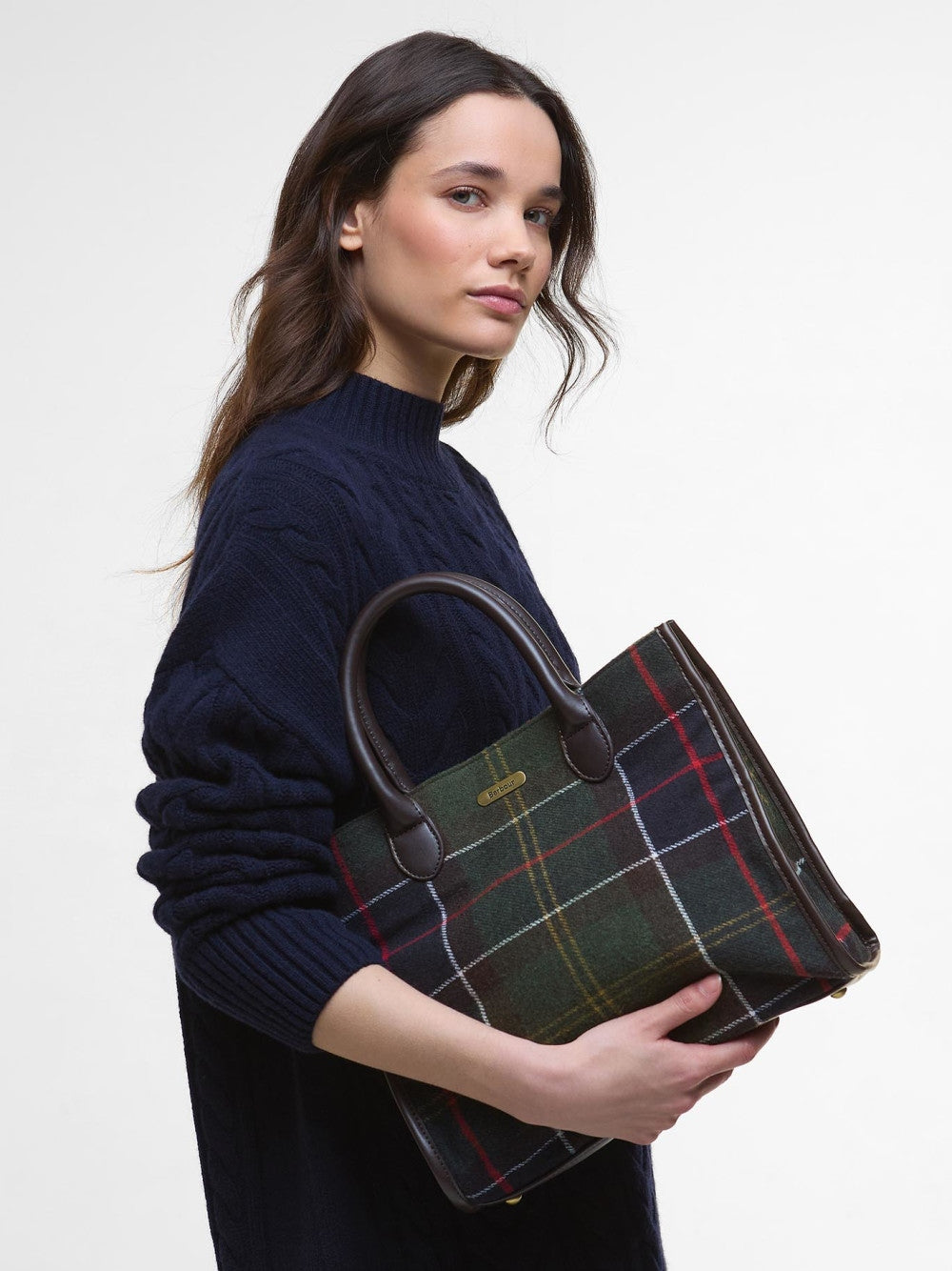 Borsa tote Barrhill in tartan LBA0423 OL91 BARBOUR