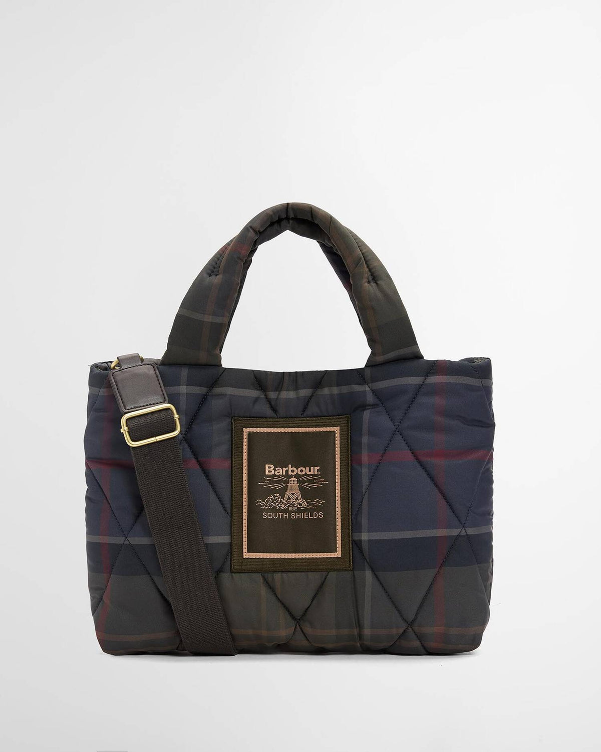 Mini borsa tote trapuntata Arlene in tartan LBA0552 TN43 BARBOUR