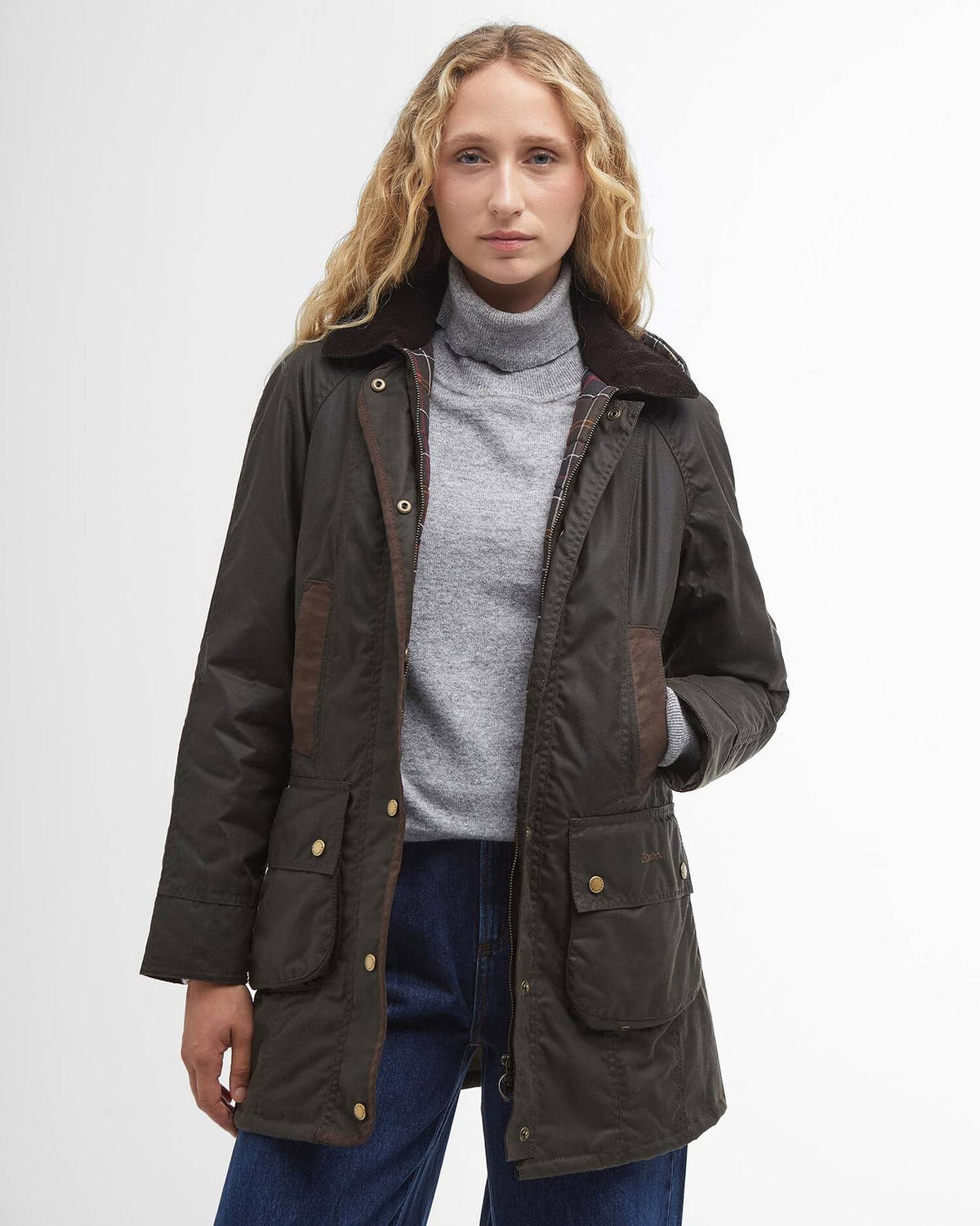 Giacca donna in cotone cerato Bower LWX0534 OL71 BARBOUR