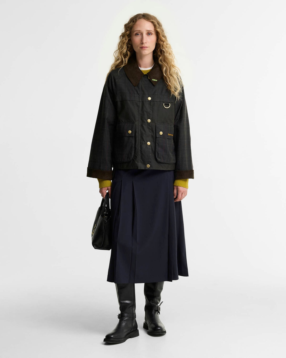 Giacca cerata Spey in tartan Reimagined Icons LWX1584 OL71 BARBOUR