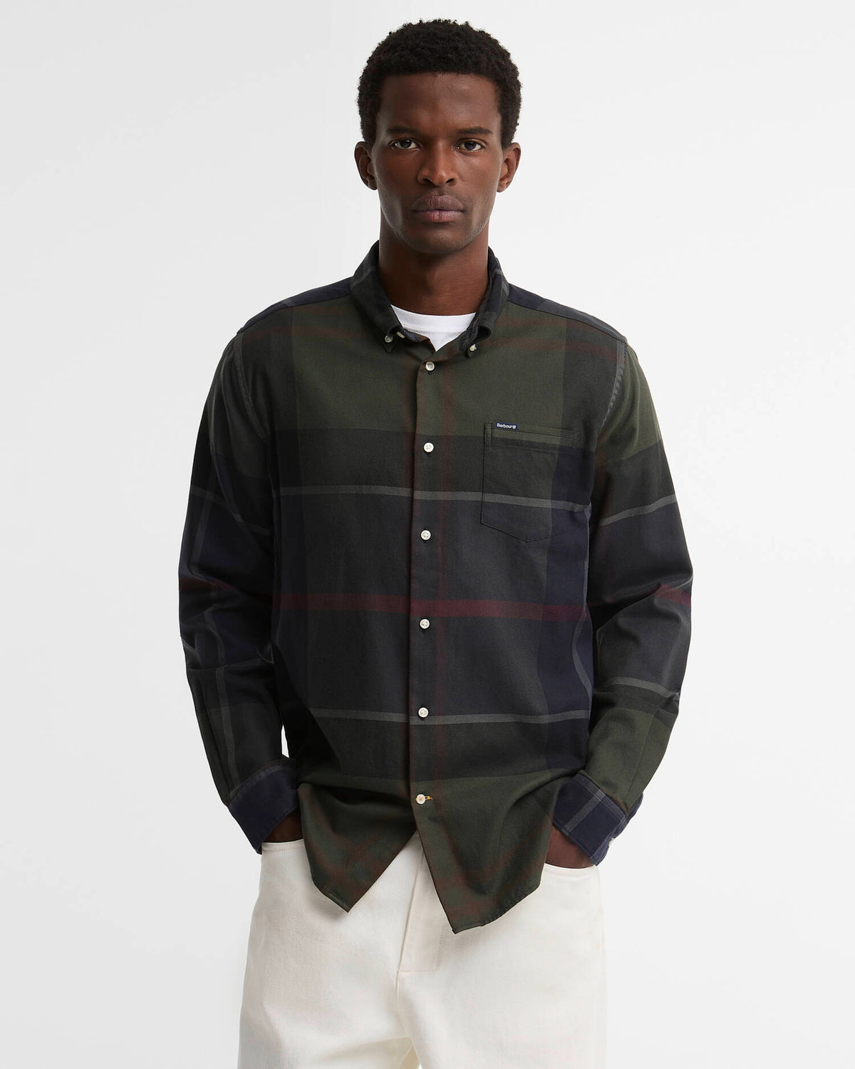 Camicia Dunoon in cotone Barbour MSH4980 TN43 BARBOUR