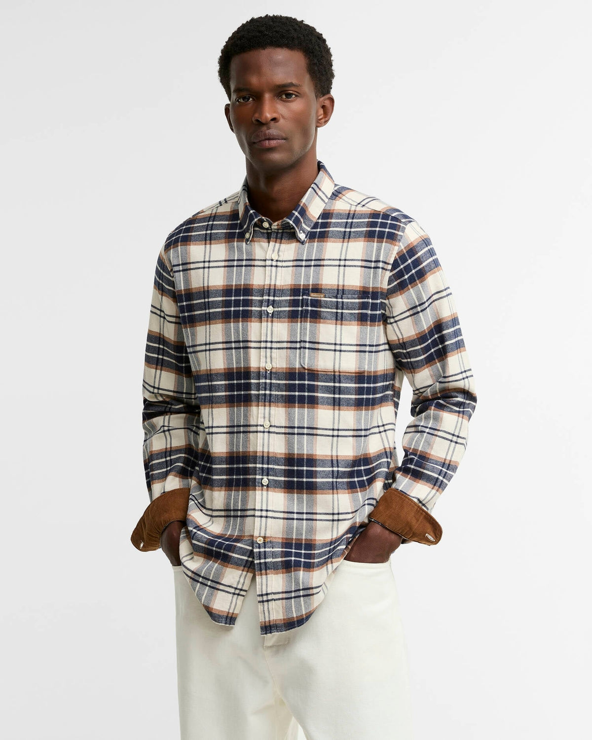 Camicia Portdown in cotone Barbour MSH5035 BE11 BARBOUR