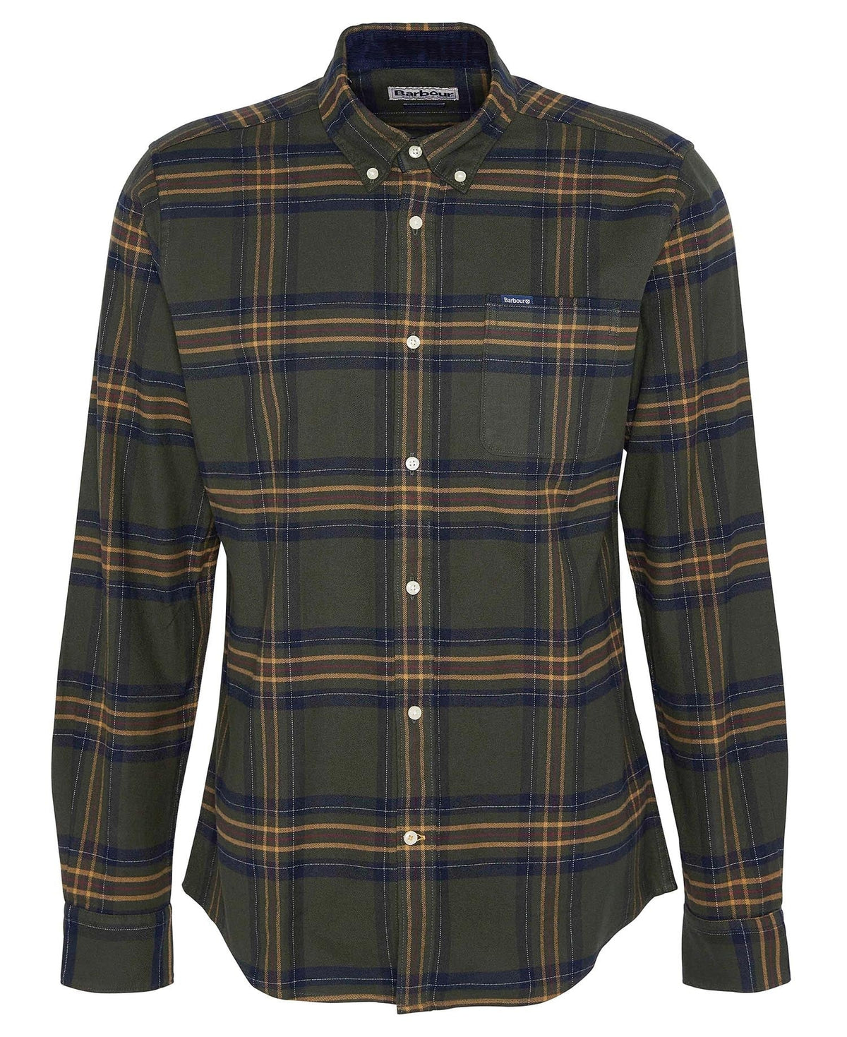 Camicia Portdown in cotone Barbour MSH5035 OL51 BARBOUR