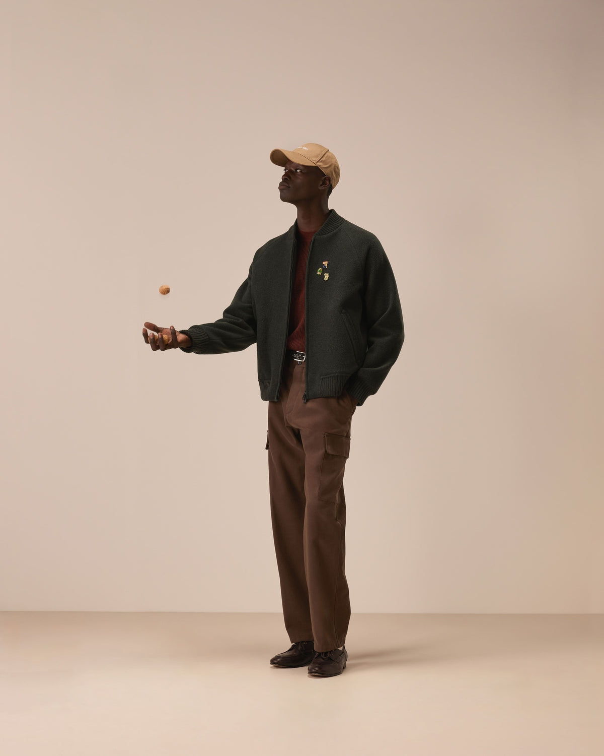 Bomber zip luxury wool CN5499 070 CIRCOLO 1901