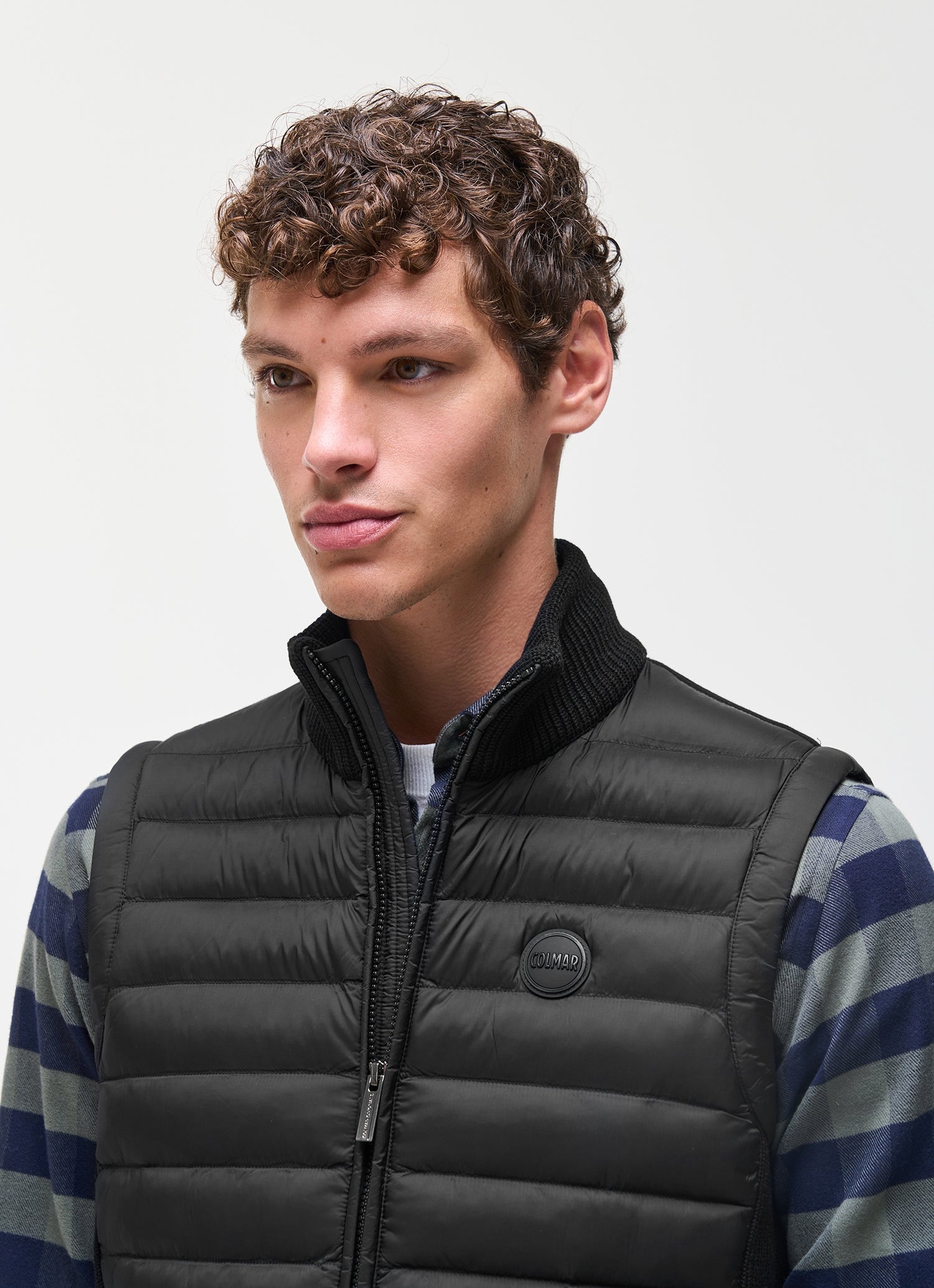 Gilet con inserti in maglia 11000013 99 COLMAR