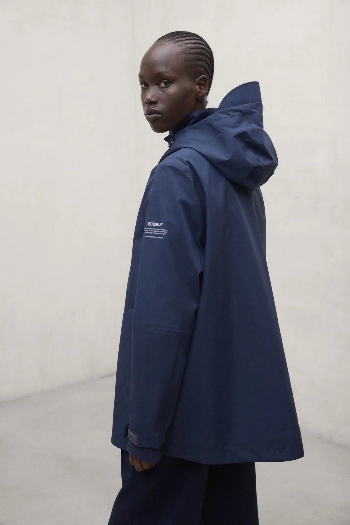 Giacca blu navy Diluvio DILUVIO 162 ECOALF
