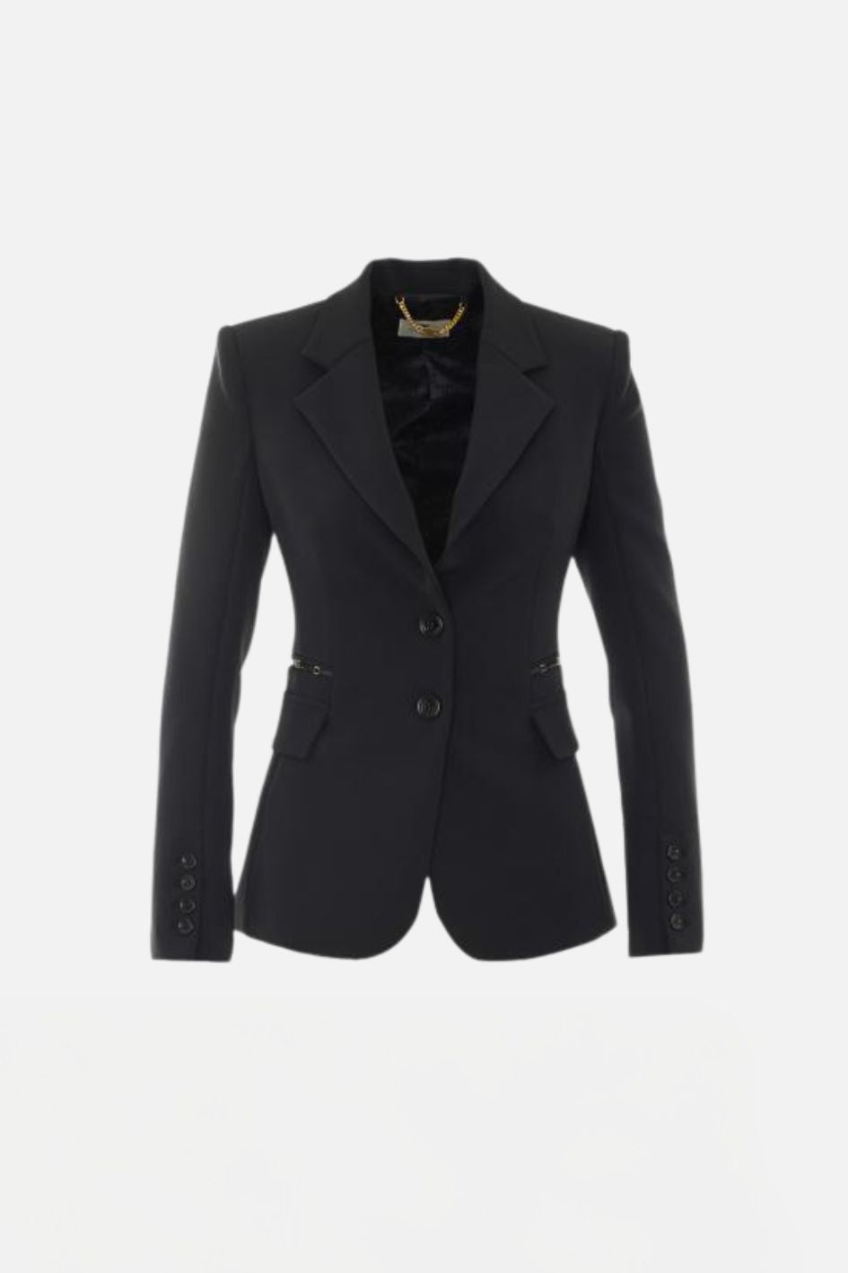 Giacca monopetto in crêpe stretch GI27466E2 110 ELISABETTA FRANCHI