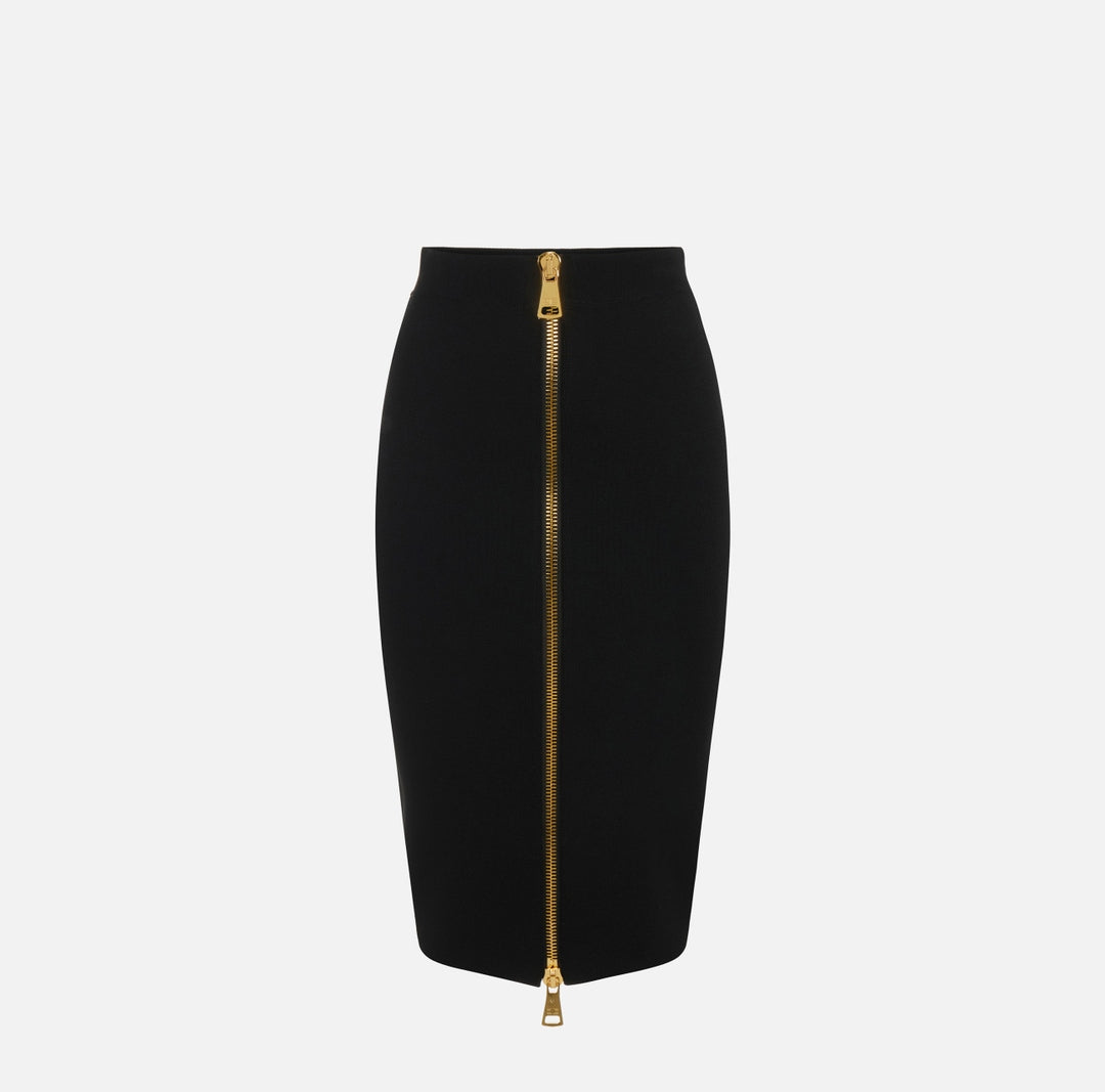 Gonna in maglia con zip GK28B66E2 110 ELISABETTA FRANCHI