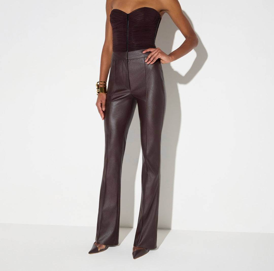 Elisabetta Franchi Pantaloni con nervature<BR/> PA18866E2 EV9 ELISABETTA FRANCHI