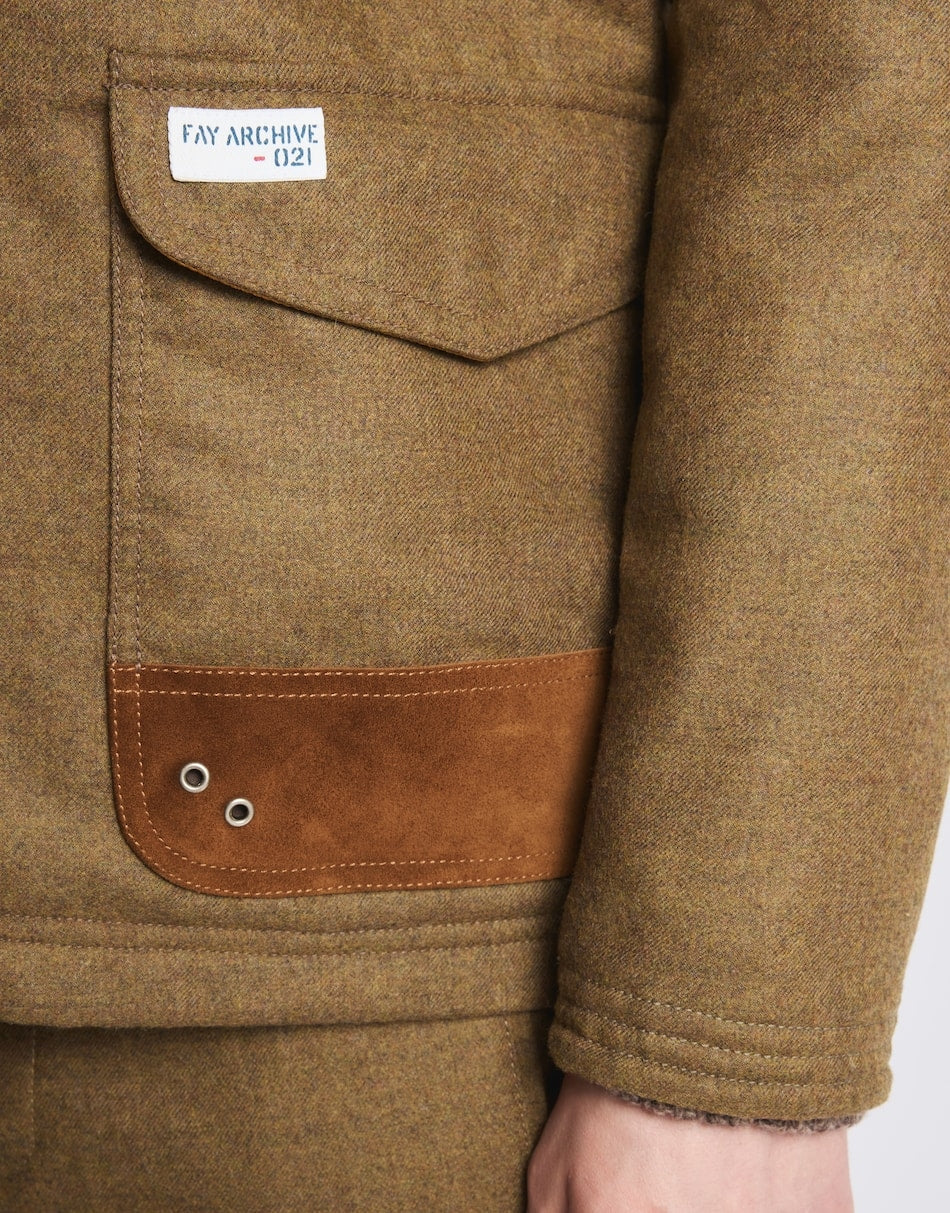 Field Jacket in saia di lana - Fay Archive<BR/> MAM1953264LYN 3S406 FAY