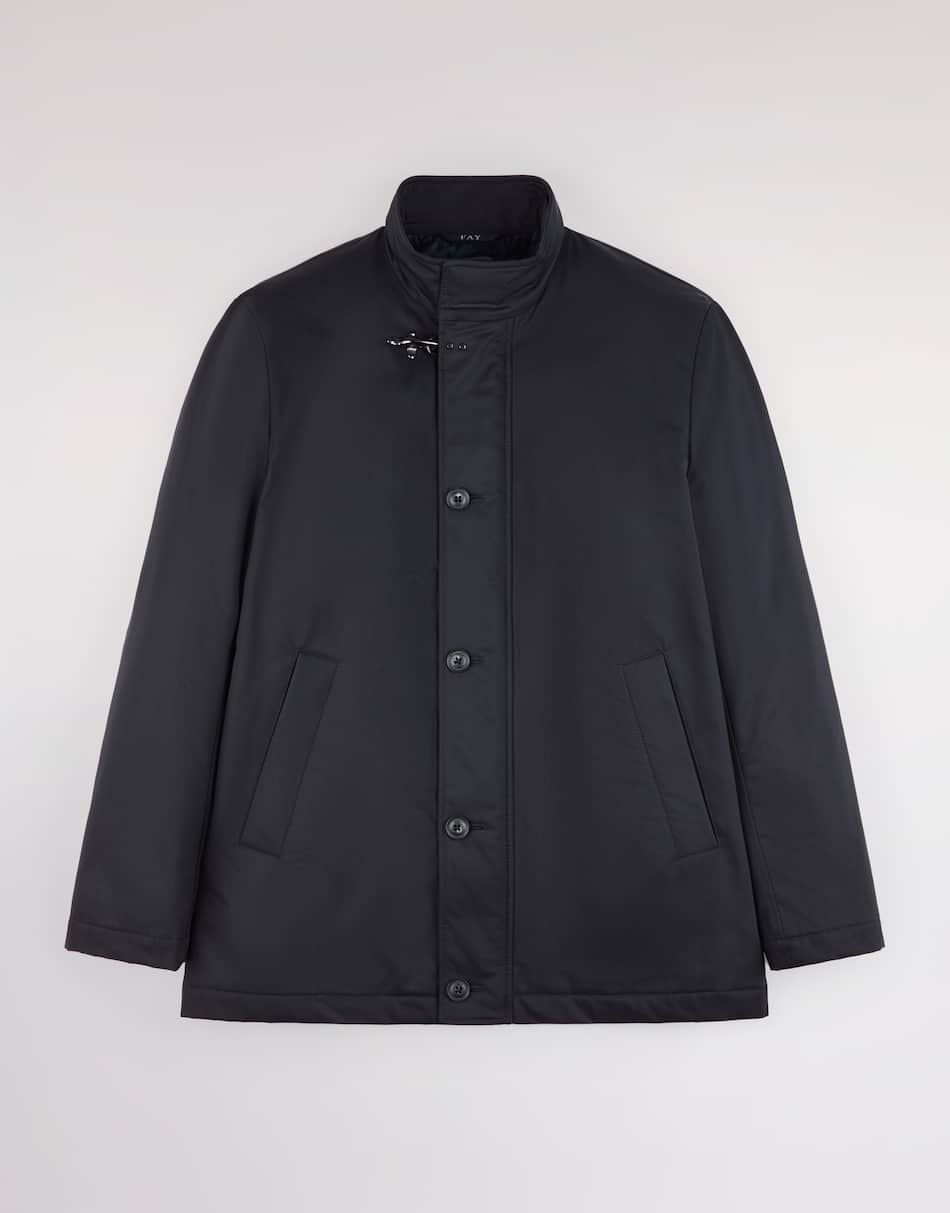 Fay Caban in gabardine tecnico<BR/> NAM13530220XL BU807 FAY