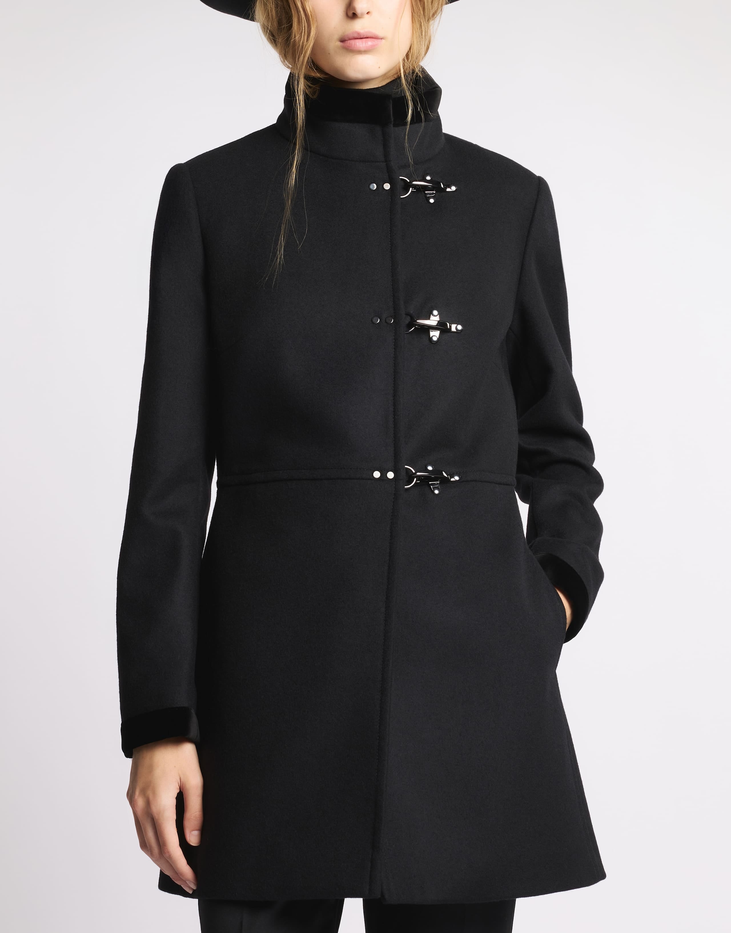 Virginia Coat in Panno di Lana NAW50534000YM VB999 FAY