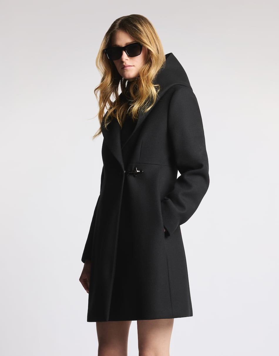 Cappotto in panno garzato di lana e cashmere<BR/> NAW54533110YM VB999 FAY