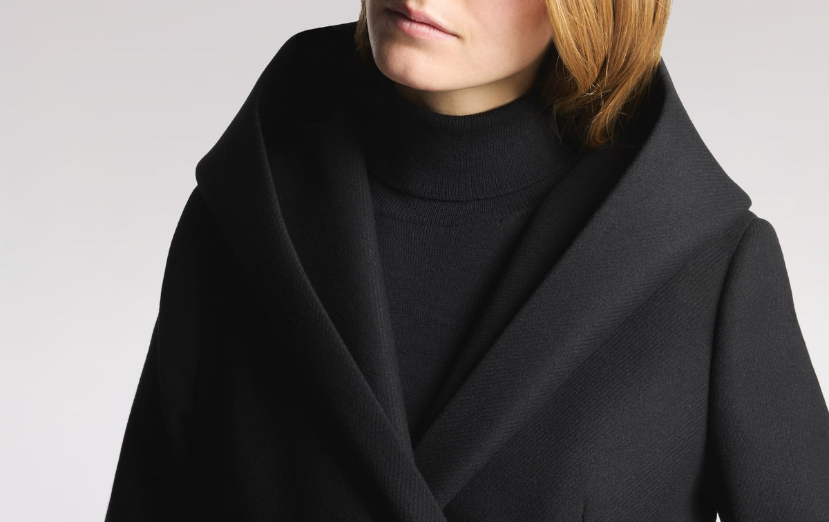 Cappotto in panno garzato di lana e cashmere<BR/> NAW54533110YM VB999 FAY