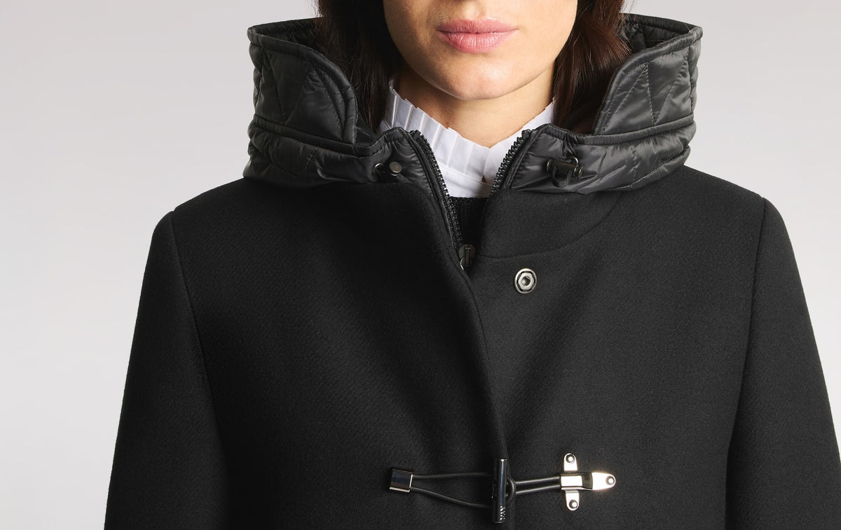Toggle Coat in panno garzato di lana e cashmere<BR/> NAW59533430YM VB999 FAY