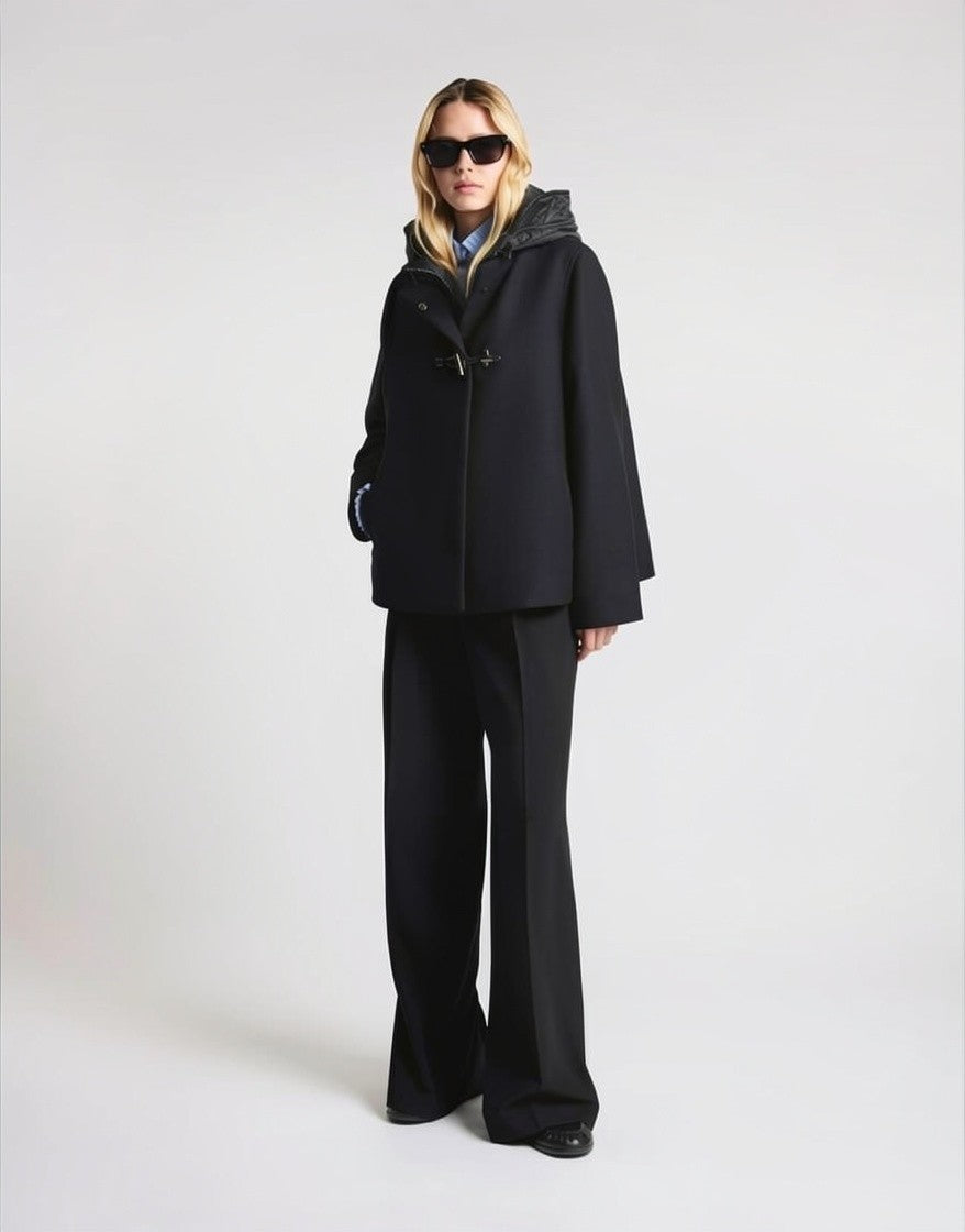 Cappa Toggle Coat in panno garzato di lana e cashmere NAW59533730YM VB999 FAY