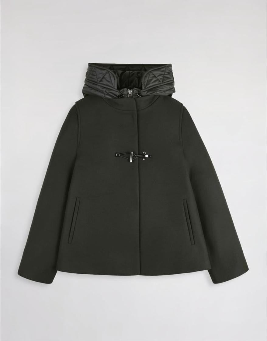 Cappa Toggle Coat in panno garzato di lana e cashmere NAW59533730YM VB999 FAY