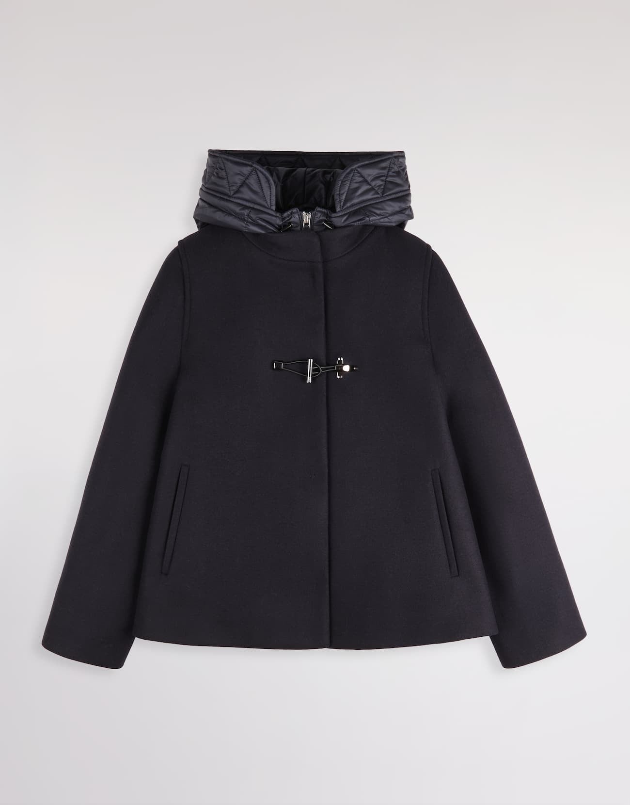 Cappa Toggle Coat in panno garzato di lana e cashmere NAW59533730YM VU809 FAY