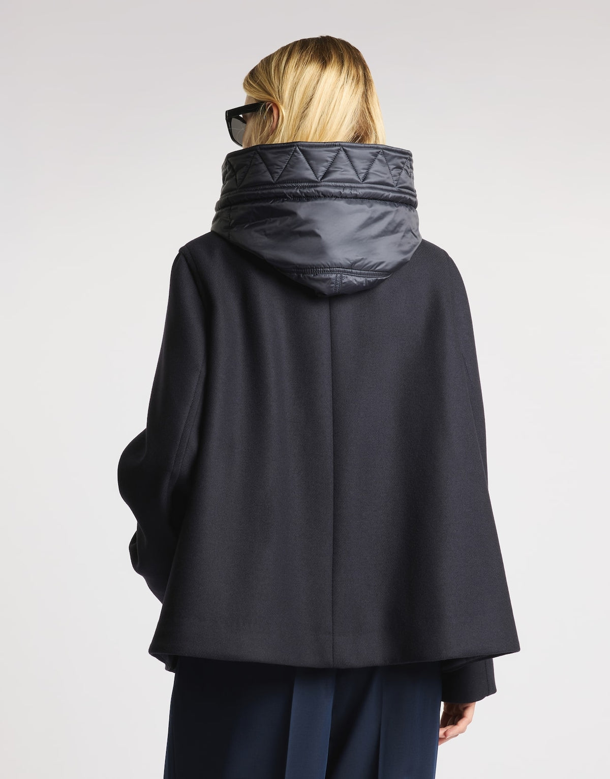 Cappa Toggle Coat in panno garzato di lana e cashmere NAW59533730YM VU809 FAY