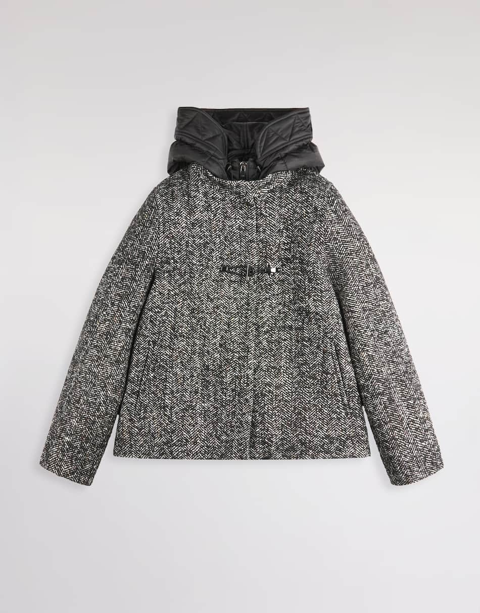 Cappa Toggle Coat in resca frisé misto lana<BR/> NAW59533730YQ VB999 FAY
