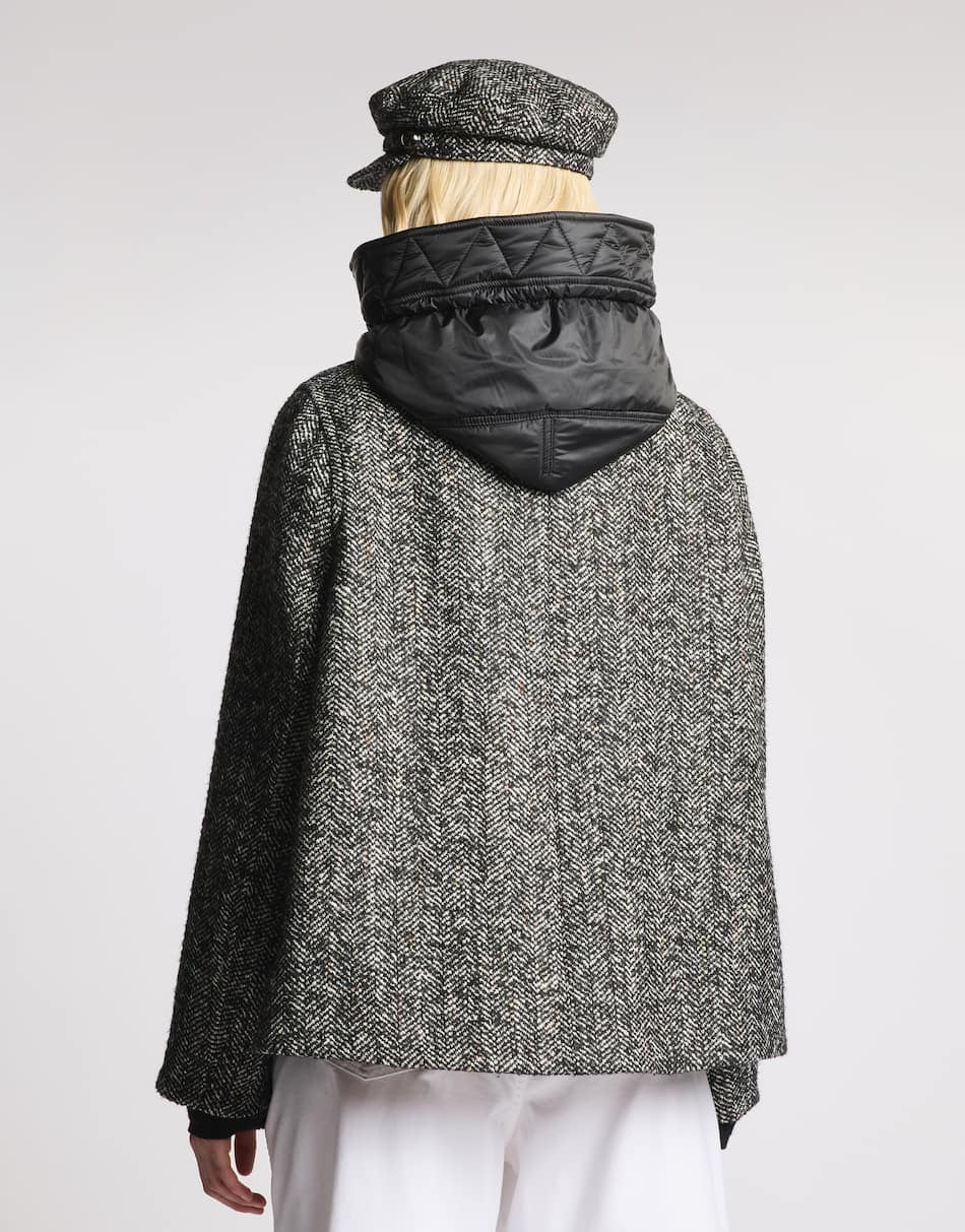 Cappa Toggle Coat in resca frisé misto lana<BR/> NAW59533730YQ VB999 FAY