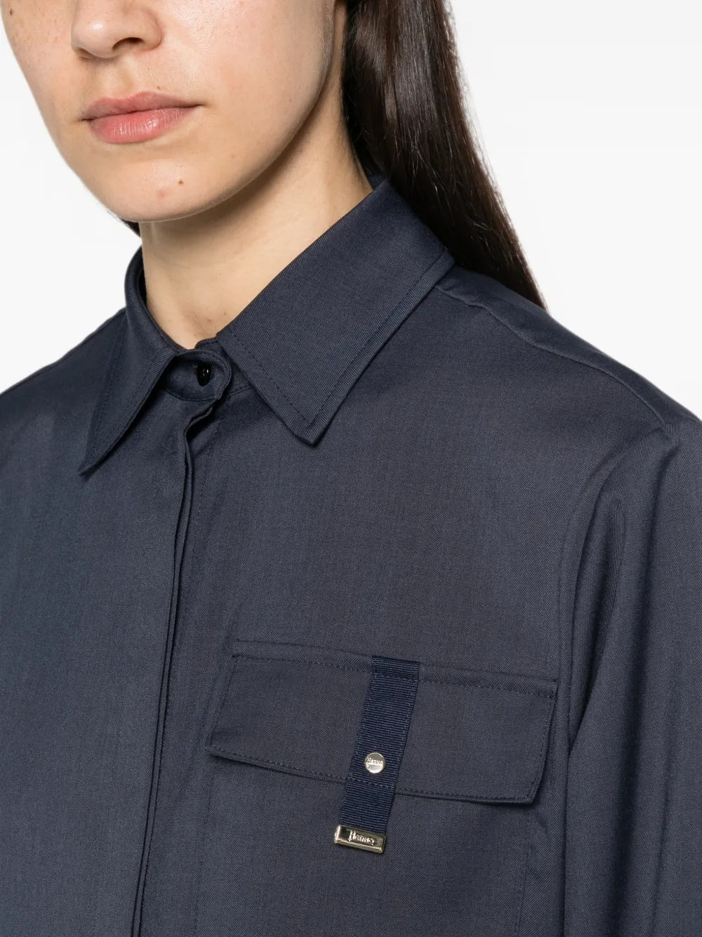 CAMICIA IN FLANNEL TOUCH<BR/> CM000064D12640 9200 HERNO