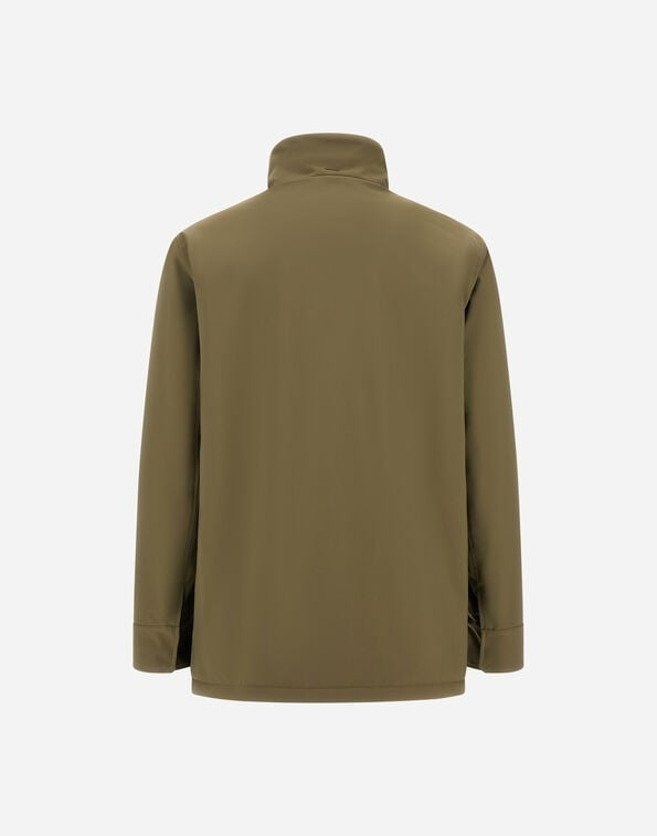 CAPPOTTO CORTO IN TWILL OPACO E FLANELLA TOCCO CASHMERE GC000121U12923 7730 HERNO