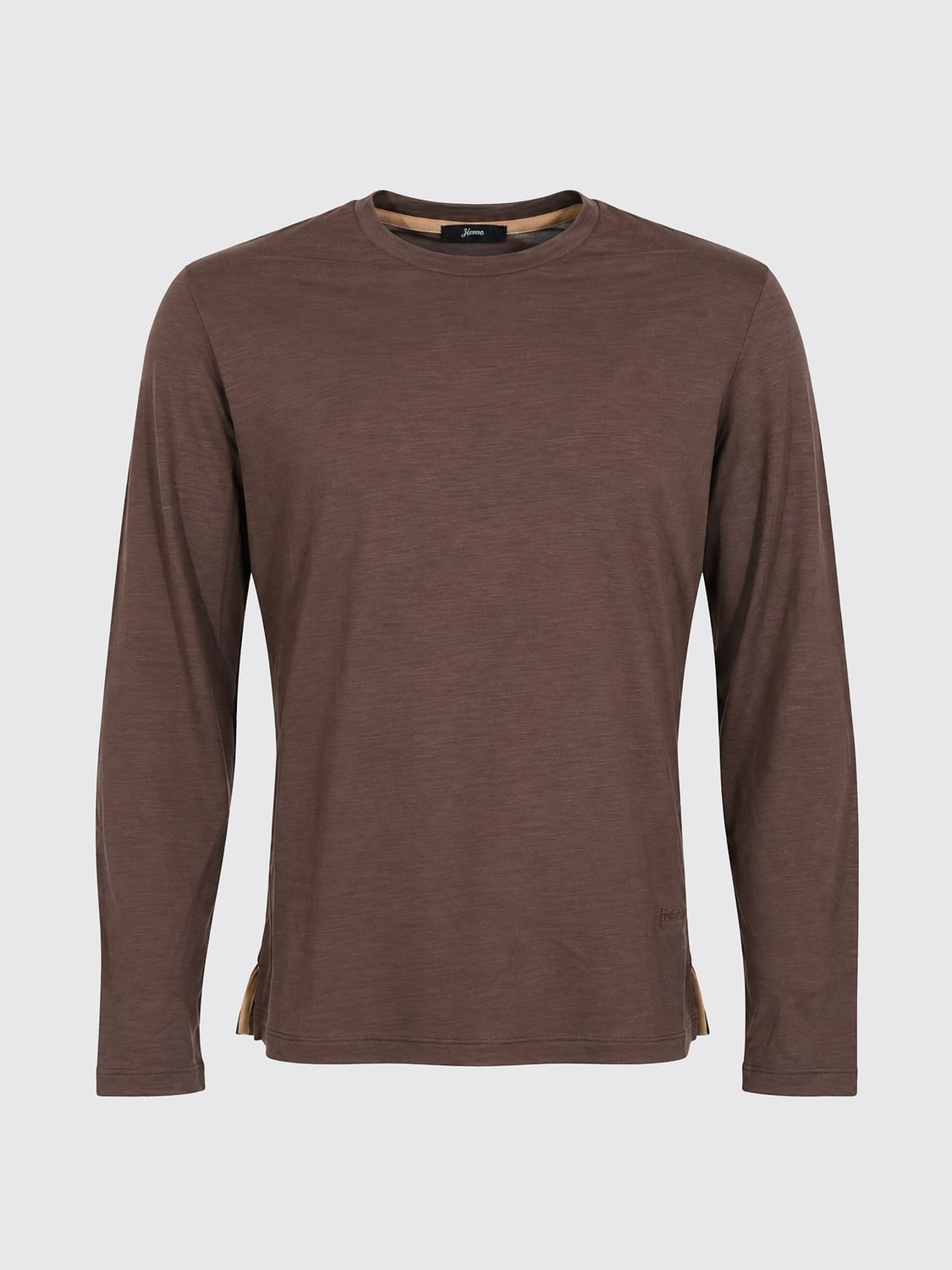 HERNO<BR/>Maglia a maniche lunghe Herno in pura lana con scollo a girocollo JG000290U52068 8800 HERNO