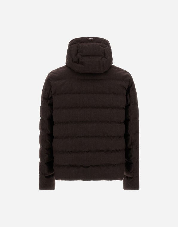 GIACCA IN FLANELLA CON SPALMATURA ANTIGOCCIA<BR/> PI001401U33529 8800 HERNO