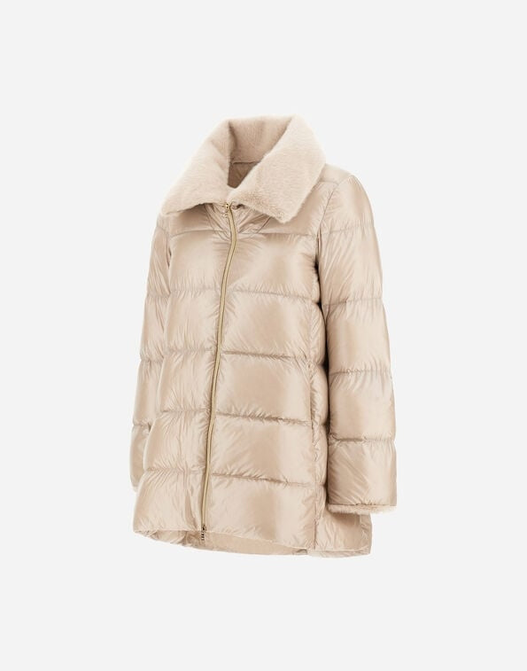 A-SHAPE IN NYLON ULTRALIGHT E LADY ALTERNATIVE FUR<BR/> PI002140D12017Z 1985 HERNO