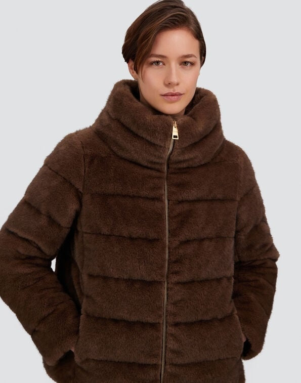 GIACCA IN MELANGE EFFETTO VISONE<BR/> PI002283D12941 8810 HERNO
