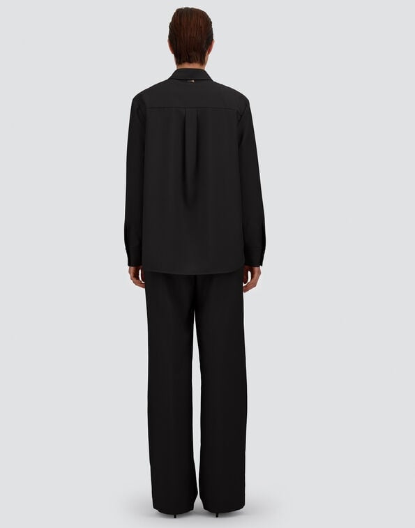 PANTALONI IN FLANNEL TOUCH<BR/> PT000270D12640 9200 HERNO