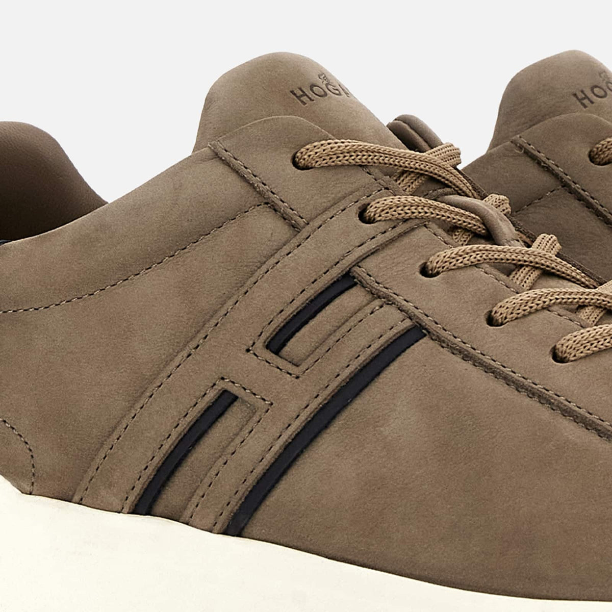 Sneakers Hogan H580<BR/>Marrone HXM5800DV42UI E0FDQ HOGAN