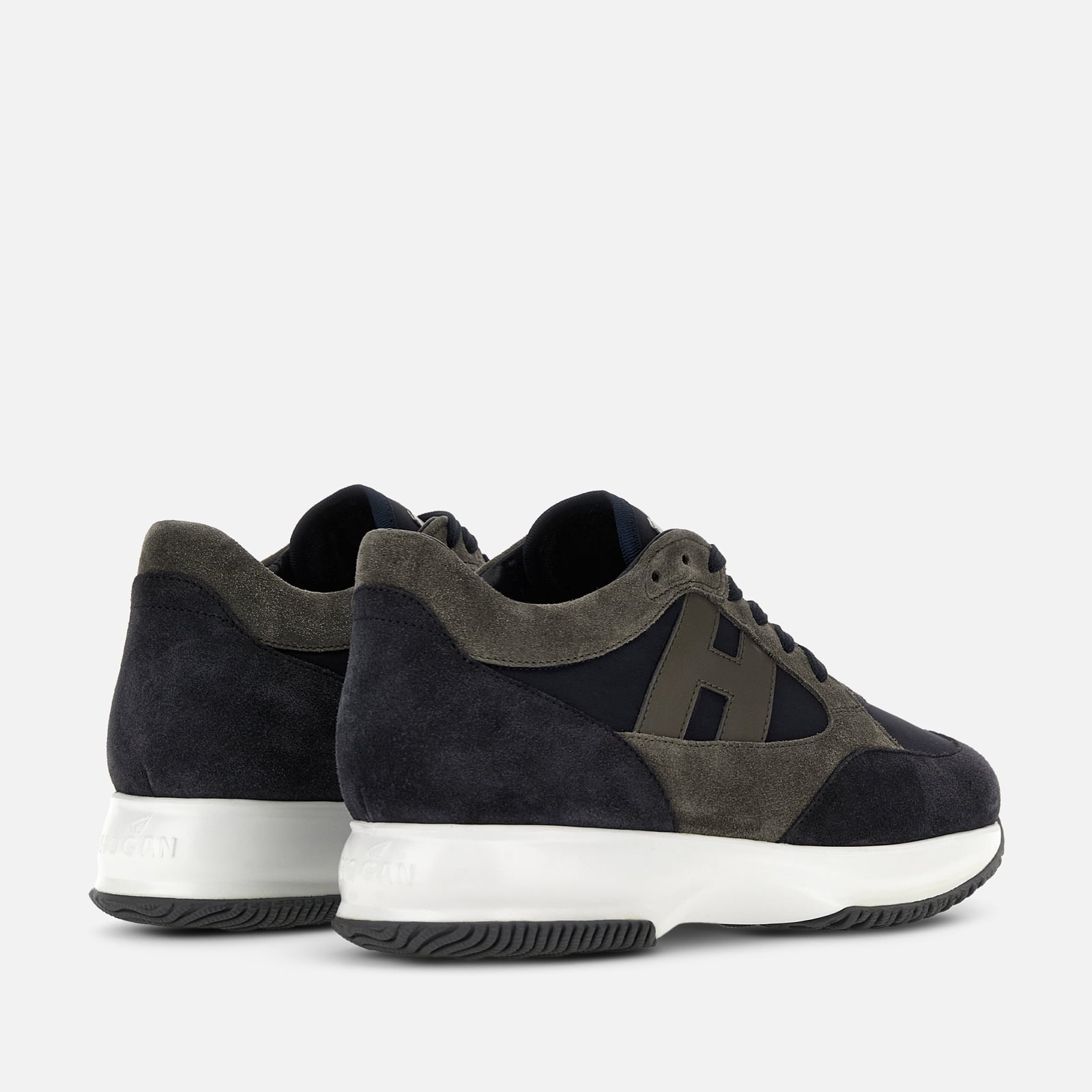 Sneakers Hogan Interactive<BR/>Blu Grigio HXM7130GC80V4 R760V HOGAN