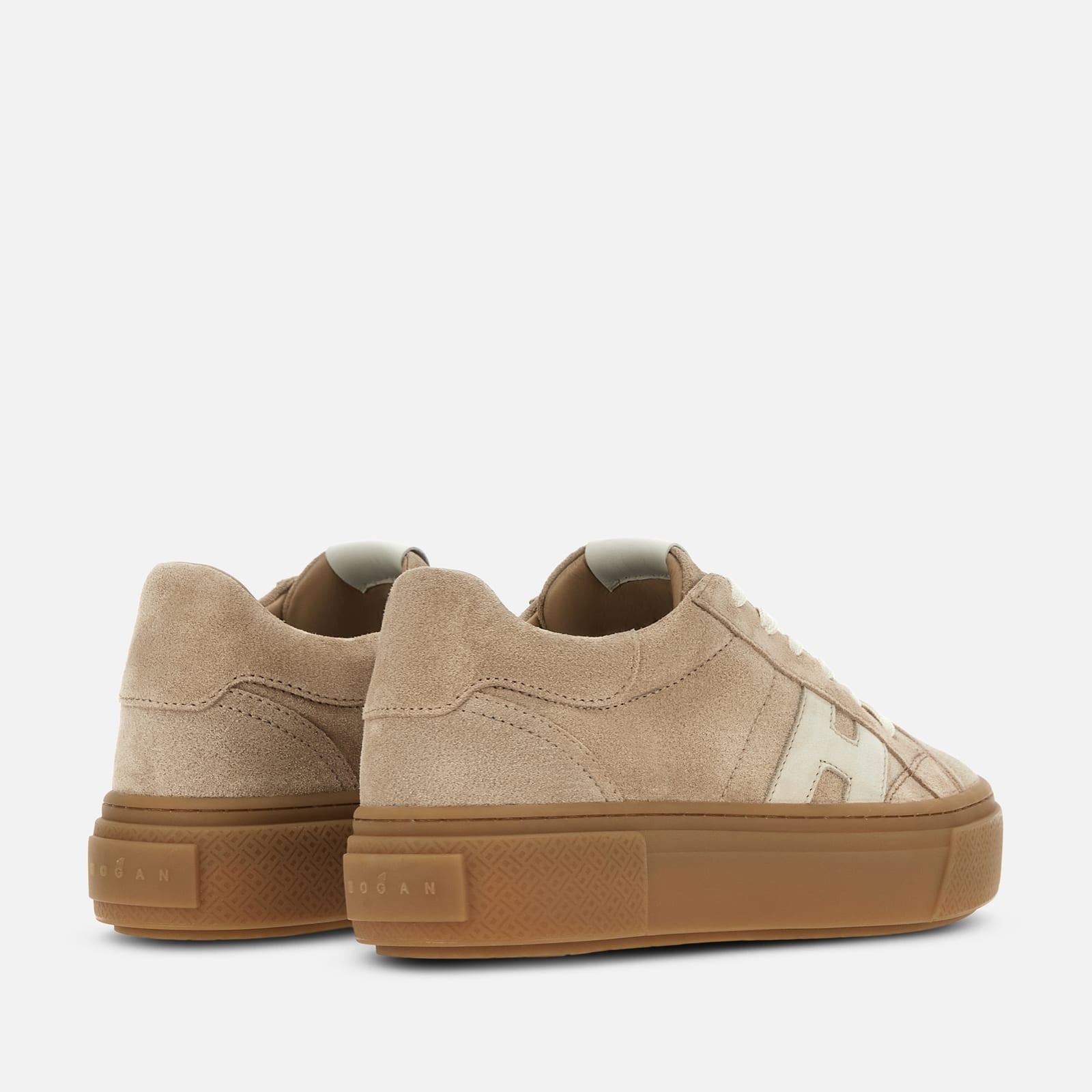 Sneakers Hogan Crosswind<BR/>Beige HXW7050GB00UH T0R2A HOGAN