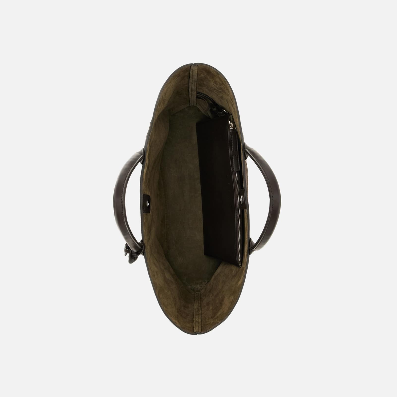 Hogan- Borsa Shopping Hogan Address Media<BR/>Marrone KBW01TA3300UG MS808 HOGAN